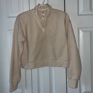 Fabletics cropped quarter zip